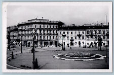 Lodz Lodz Voivodeship Poland Postcard Plac Wolności c1930's RPPC Photo na sprzedaż  Wysyłka do Poland