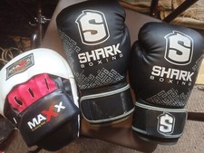 Shark boxing gloves for sale  LONDON