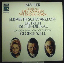 LP MAHLER - Canciones De La Corneta Maravillosa, Schwarzkopf, Fischer-Dieskau comprar usado  Enviando para Brazil