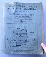1949 Los Angeles Exchange Diretório Telefônico Califórnia Lista Telefônica Pacífico, usado comprar usado  Enviando para Brazil