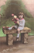 Child birthday postcard d'occasion  Expédié en Belgium