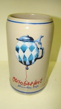 Caneca de cerveja Munique Oktoberfest 1980 edição do terceiro ano assinada 1 litro Alemanha, usado comprar usado  Enviando para Brazil