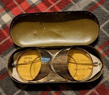 Óculos de segurança Willson Google década de 1920 antigo com estojo estilo N86 Steam Punk comprar usado  Enviando para Brazil