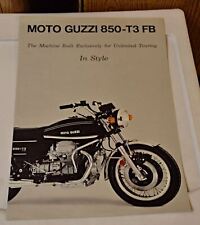 Motorcycle brochure moto for sale  Collegeville