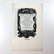 Golden cockerel press for sale  HOOK