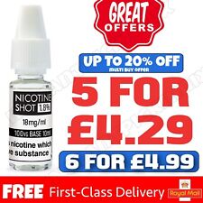 Nicotine shots10ml nic for sale  BLACKBURN