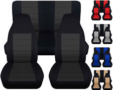 Capas de assento de carro dianteiras e traseiras compatíveis com Ford Bronco 1987-1996 dois tons comprar usado  Enviando para Brazil