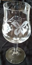 Burgundy glass engraved d'occasion  Expédié en Belgium