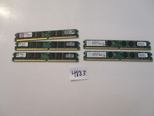 Memória RAM para desktop Kingston+Transcend 5x2Gb=10Gb PC2-6400 800Mhz DDR2 (4883) comprar usado  Enviando para Brazil