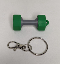 Mini chaveiro haltere verde academia exercício fitness equipamento de peso impressão 3D comprar usado  Enviando para Brazil