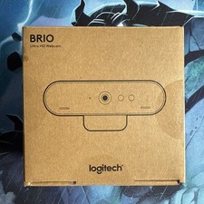 Logitech brio webcam for sale  KING'S LYNN