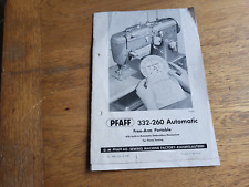 Pfaff 332 260 for sale  THORNTON-CLEVELEYS