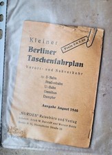 Berliner taschenfahrplan vom gebraucht kaufen  Hamburg