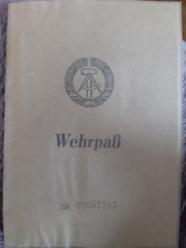 Wehrpaß nva gebraucht kaufen  Gotha