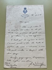 Lettera autografa firmata usato  Pisa