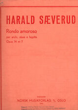 Partition harald saeverud d'occasion  France
