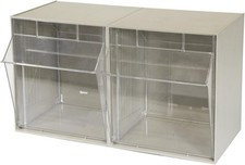 Gabinete organizador horizontal de plástico Akro-Mils 06702 TiltView sistema de armazenamento comprar usado  Enviando para Brazil