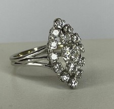 Bague marquise gris d'occasion  Paris XII