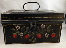 Antique toleware tin for sale  West Hartford