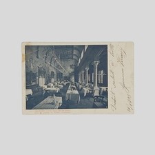 Cartolina d'epoca Palermo Villa Igea Grand Hotel Sala da Pranzo VG 1903 na sprzedaż  Wysyłka do Poland