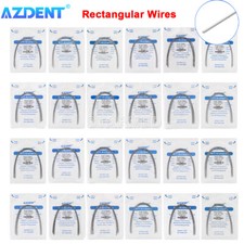 AZDENT Dental Ortho Super Elástico Niti Arco Fios Retangulares Superior/Inferior Ovoid comprar usado  Enviando para Brazil