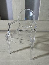 Cadeira de designer miniatura Kartell Phillipe Starck Louis Ghost transparente, usado comprar usado Cadeira de designer miniatura Kartell Phillipe Starck Louis Ghost transparente, usado comprar usado  Enviando para Brazil
