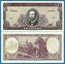 CHILE, 1 ESCUDO ND 1964 (P-136), NÃO CIRCULADO comprar usado  Enviando para Brazil