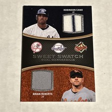2008 Sweet Spot -Sweet Swatch Dual Mem Robinson Cano Brian Roberts #DS-RC (MEM) comprar usado  Enviando para Brazil