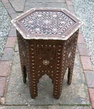 Antique hexagonal islamic for sale  DONCASTER