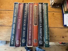Folio society vols for sale  PLYMOUTH