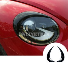 Tampa de olho para farol preto acabamento para Volkswagen VW Beetle A5 2012-2018 comprar usado  Enviando para Brazil
