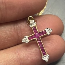 9ct gold ruby for sale  LONDON