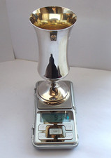 Solid silver goblet for sale  SCARBOROUGH
