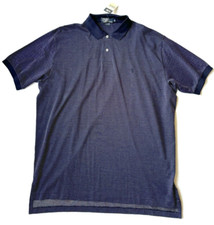 Camisa polo masculina DEADSTOCK Ralph Lauren tamanho XL azul marinho nova com etiquetas comprar usado  Enviando para Brazil