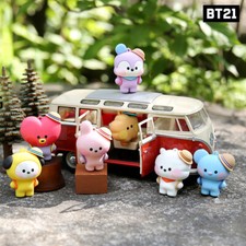BTS BT21 Figura Oficial Autêntica Mercadorias Chaveiro Piquenique Ver + Número de Rastreamento comprar usado  Enviando para Brazil