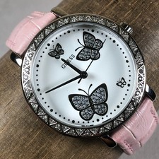 Relógio Guess Feminino U95088L1 Mostrador Borboletas Pavê Couro Rosa Quartzo 36mm 7" comprar usado Relógio Guess Feminino U95088L1 Mostrador Borboletas Pavê Couro Rosa Quartzo 36mm 7" comprar usado  Enviando para Brazil
