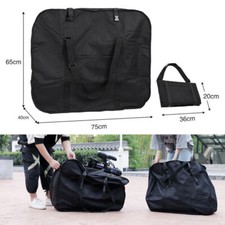 Usado, Bolsa de viagem dobrável para armazenamento de bicicleta 14"-22" bolsa de transporte portátil à prova d'água comprar usado  Enviando para Brazil