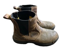 Botas de trabalho masculinas CAT Caterpillar P91026 distância entre eixos biqueira de aço argila tamanho 7 médio comprar usado  Enviando para Brazil