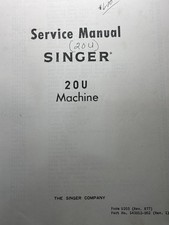 Manual de serviço Singer 20U “cópia” comprar usado  Enviando para Brazil
