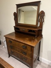 Antique edwardian wooden for sale  DAGENHAM