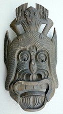 Holz maske skulptur gebraucht kaufen  Köln