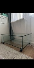 Wohnzimmertisch glas glastisch gebraucht kaufen  Berlin