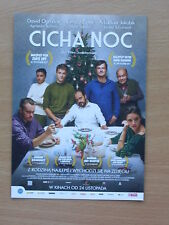 CICHA NOC - Polish promo FLYER - Dawid Ogrodnik,Arkadiusz Jakubik,Tomasz Ziętek, używany na sprzedaż  PL