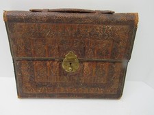 Vtg leather embossed for sale  Red Lion