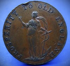 PROSPERITY TO OLD ENGLAND HALFPENNY TOKEN 1794 comprar usado  Enviando para Brazil