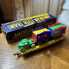 Usado, American Flyer #643 Circus Flat Car 2 gaiolas aliadas e caminhão/trator caixa original comprar usado  Enviando para Brazil
