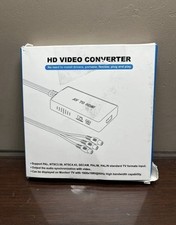 Tengchi RCA AV para HDMI conversor composto para adaptador HDMI suporte 1080P com HDMI, usado comprar usado  Enviando para Brazil