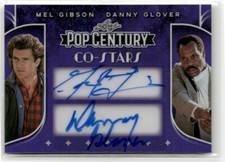Mel Gibson Danny Clover 2025 Leaf Pop Century autógrafo co-estrelas roxo 1/1 automático comprar usado  Enviando para Brazil