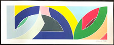 Frank stella litografia usato  Roma