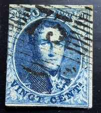 Belgium stamp 1851 d'occasion  Le Havre-